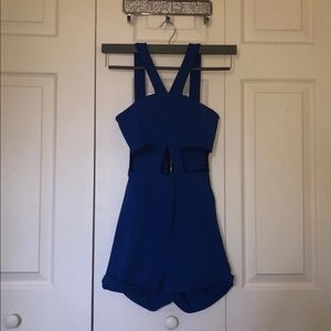 Navy blue romper